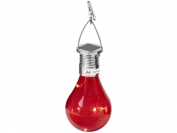 Солнечный диодный фонарь Surya, красный