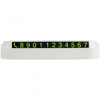 Парковочная визитка Litera, белая