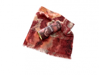 Мужской шарф "Красный Оникс"