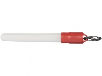 Фонарь Fluo с клипом, красный