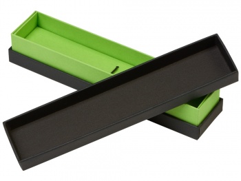 Ручка в футляре "Blooming Skate", зеленое яблоко