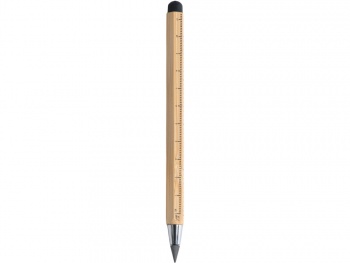 Вечный карандаш "Sicily Bamboo" из бамбука со стилусом и линейкой