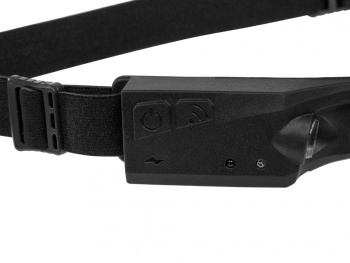 Налобный фонарь 2-в-1 c управлением жестами "Spacelight", черный