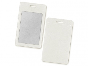 Вертикальный карман из экокожи для карты "Favor", белый