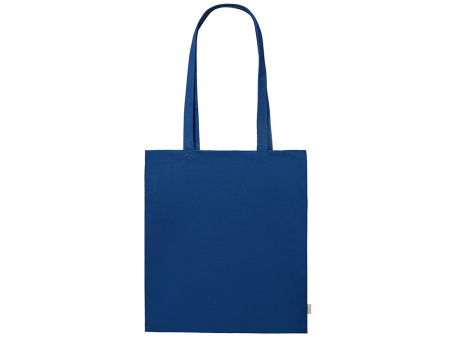 Шоппер Basio из переработанного хлопка 280 г, синий