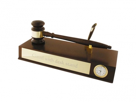 Настольный прибор «Финансовый директор», коричневый/золотистый