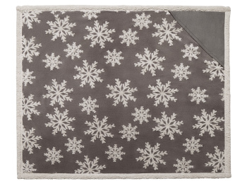 Плед Snowflake новогодний