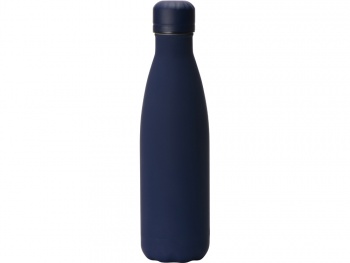 Термобутылка Актив Soft Touch, 500мл, темно-синий