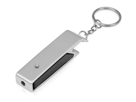 Брелок-открывалка с отвертками "Wizard", серебристый