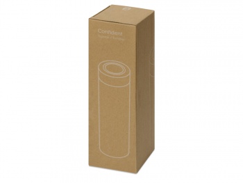 Термос «Confident» с покрытием soft-touch 420мл, темно-синий (Р)