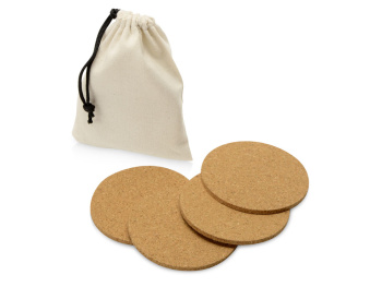 Подарочный набор из пробки с блокнотом, ручкой и термокружкой