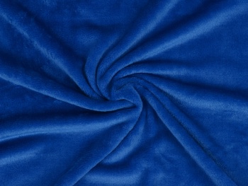 Плед флисовый Natty из переработанного пластика с новогодней биркой, синий