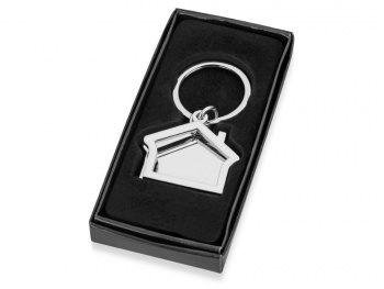 Брелок "Избушка", серебристый (Р)