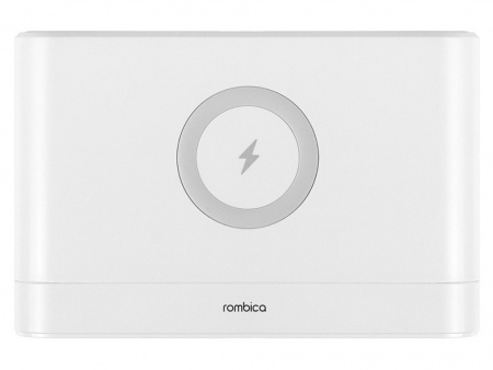 Часы с беспроводным зарядным устройством Rombica Timebox 1, белый