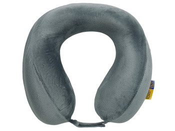 Подушка для путешествий с эффектом памяти Travel Blue Tranquility Pillow, увеличенная (212), цвет серый