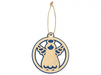 Подвеска деревянная «Рождественский ангел»