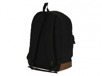 Рюкзак Shammy с эко-замшей для ноутбука 15", черный