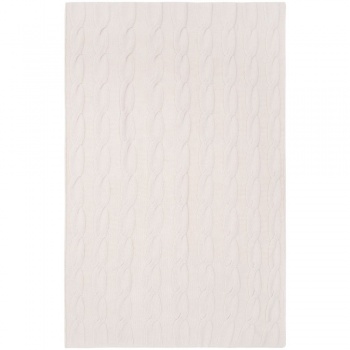 Плед Snefald, жемчужно-белый