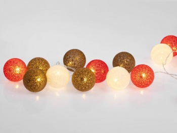 Гирлянда Filamenta, красная