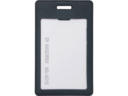 Вертикальный чехол для пропуска из экокожи "Alicante", темно-синий