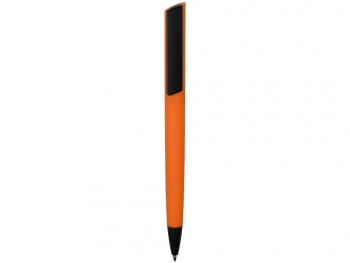 Ручка пластиковая шариковая C1 софт-тач, оранжевый