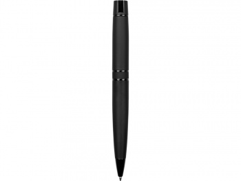 Ручка металлическая шариковая Uma «VIP GUM» soft-touch с зеркальной гравировкой, черный
