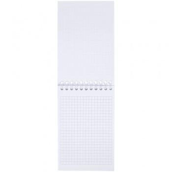 Блокнот на пружине Bonn Soft Touch, M, белый