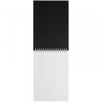 Блокнот Dali Mini в клетку, черный