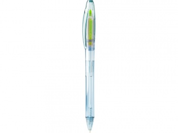 Ручка-маркер пластиковая ARASHI, прозрачный/желтый