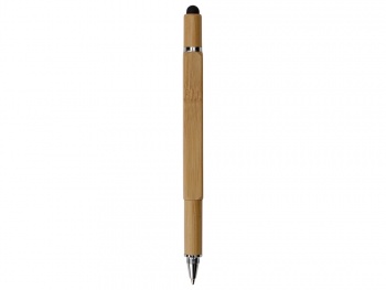 Ручка-стилус из бамбука «Tool» с уровнем и отверткой