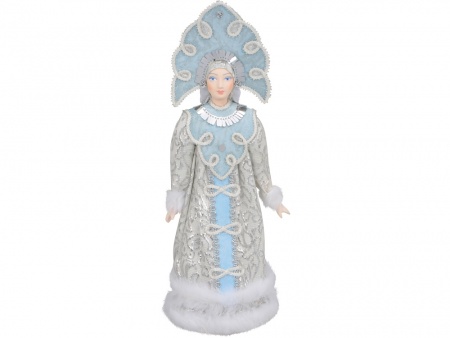 Подарочный набор «Новогоднее настроение»: кукла-снегурочка, платок