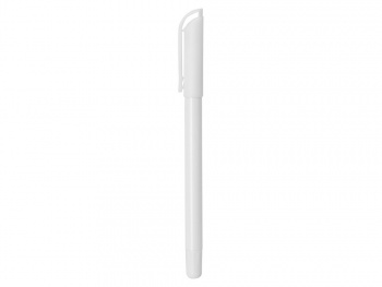 Ручка шариковая пластиковая "Delta" из переработанных контейнеров, белая