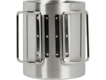 Стальная кружка с двойными стенками и складными ручками "Kamchatka"