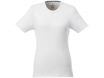 Женская футболка Balfour с коротким рукавом из органического материала, белый