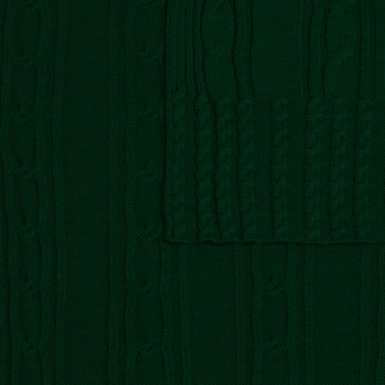 Плед Remitti, темно-зеленый (хвойный)