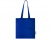 Эко-сумка Madras объемом 7 л из переработанного хлопка плотностью 140 г/м2, ярко-синий