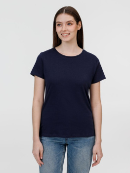 Футболка женская E150, темно-синяя