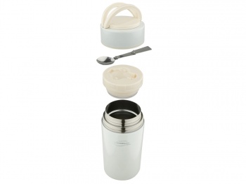 Термос из нерж. стали для еды тм ThermoCafe Arctic-1000FJ, 1.0L, белый