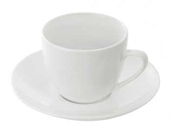 Чайная пара базовой формы Lotos, 250мл, белый