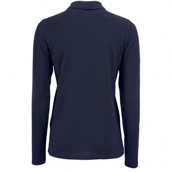 Рубашка поло женская с длинным рукавом Perfect LSL Women, темно-синяя
