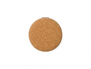 Складное зеркальце BELLE из натуральной пробки и хромированного металла