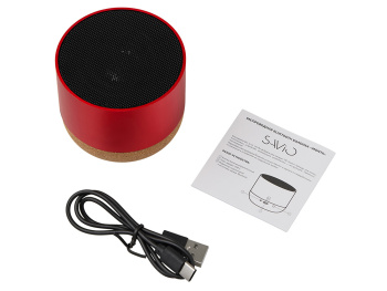 Беспроводная колонка «Montii», 3 Вт, красный
