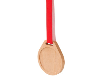 Медаль из бука "Round", круг