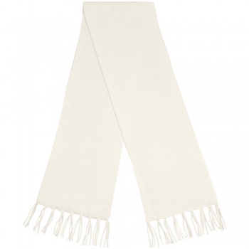 Шарф Flette, белый (молочный)