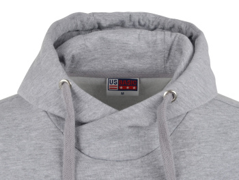 Толстовка унисекс "Stream" с капюшоном, серый меланж