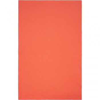 Полотенце вафельное «Деметра», среднее, оранжевое (грейпфрут)