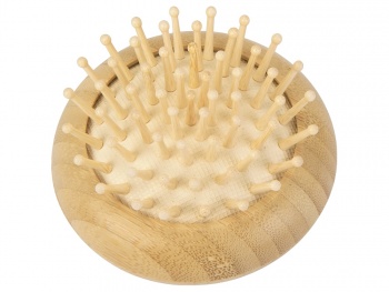 Расческа с зеркалом из бамбука "Daisy", натуральный